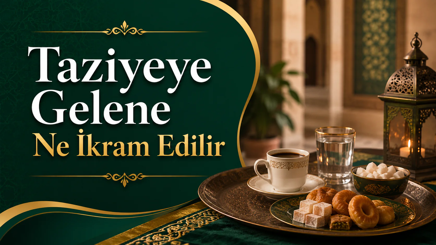 Taziyeye Gelene Ne İkram Edilir Taziyeye gelene sunulabilecek ikramlar