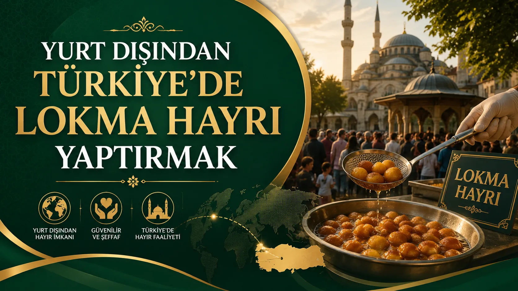 Yurt Dışından Türkiye'de Lokma Hayrı Yaptırmak