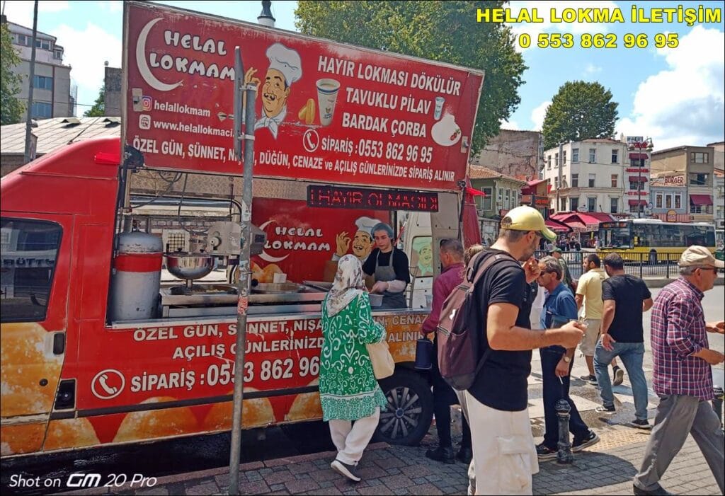 istanbul mobil aracta hayir lokmasi